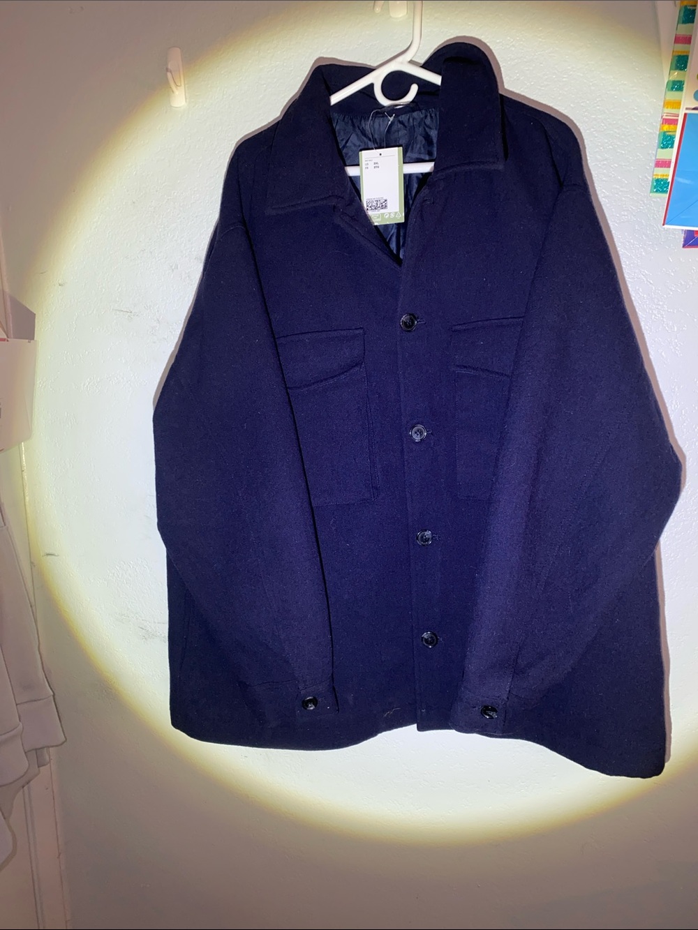 H&M Men's Navy Field Jacket